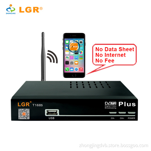 LGR new usb dvb t2 tuner with WiFi antenna digital tv receiver